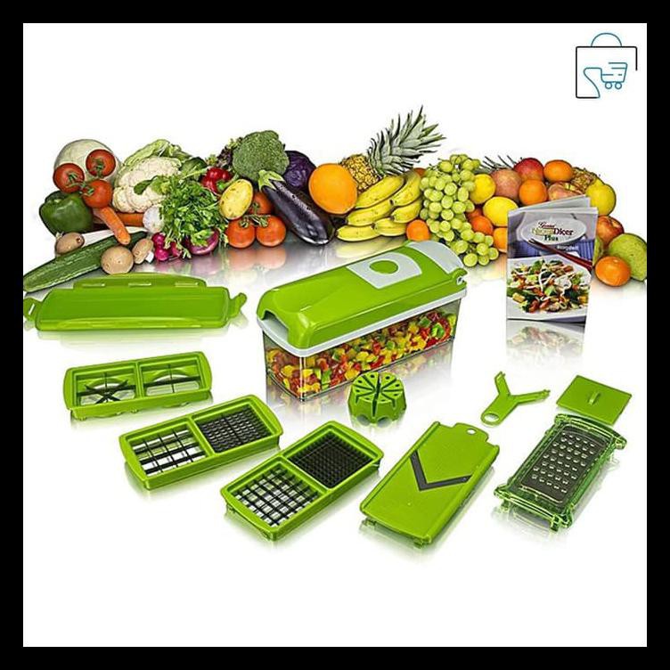 Alat Pemotong Sayur,Buah,Apel,Wortel,Kentang,Tomat Dll Nicer Dicer Terjamin