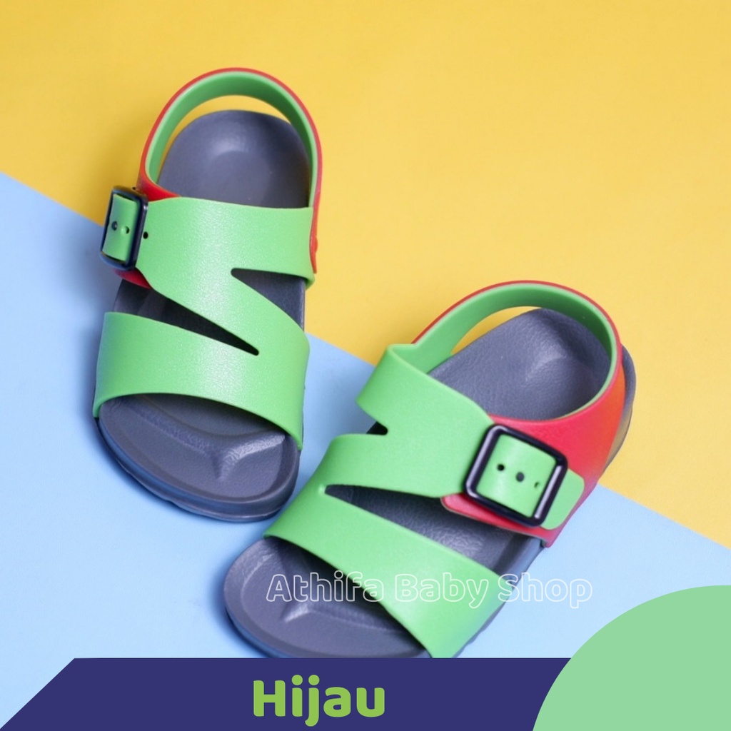 Sepatu Sandal Prewalker Karet Phylon Ringan Anak Laki Usia 6 7 8 9 10 11 Bulan 1 2 3 Tahun Size 18 19 20 21 22 23 Sendal Gunung Karet Balita Bayi Cowok Karet Phylon Ringan -Yumieda 20121-