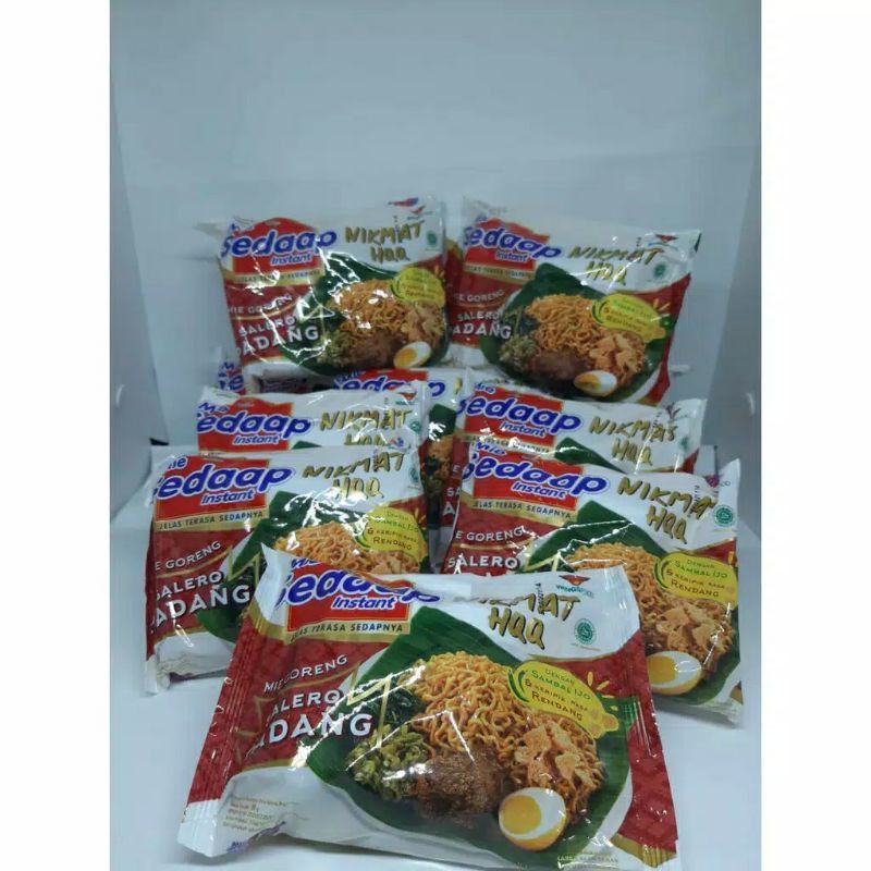 Mie sedap goreng Salero padang