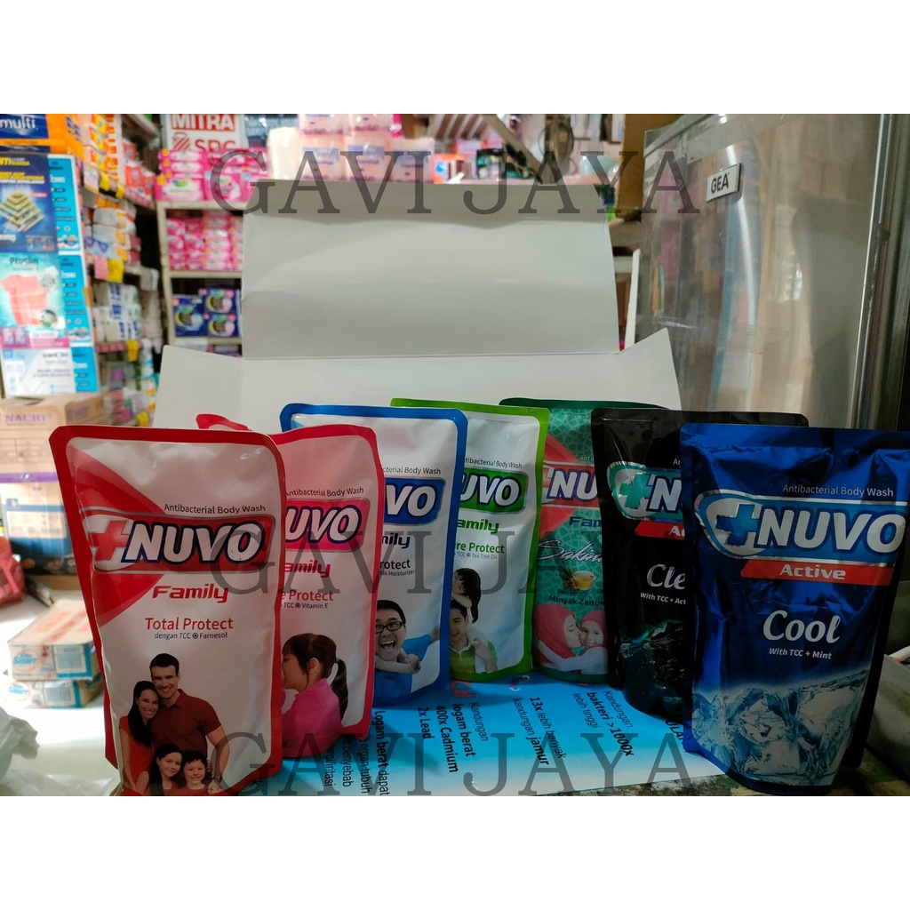 NUVO SABUN MANDI CAIR 450 ML