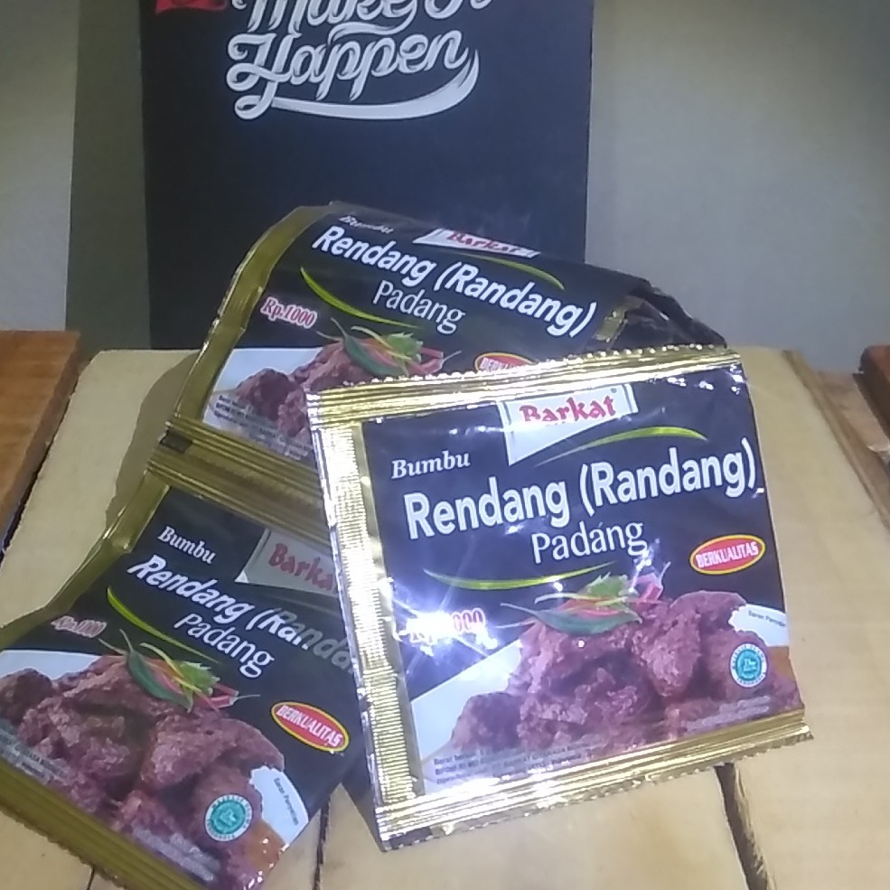 

Bumbu Randang (Rendang) Sachet // Barkat Punya // Asli Padang