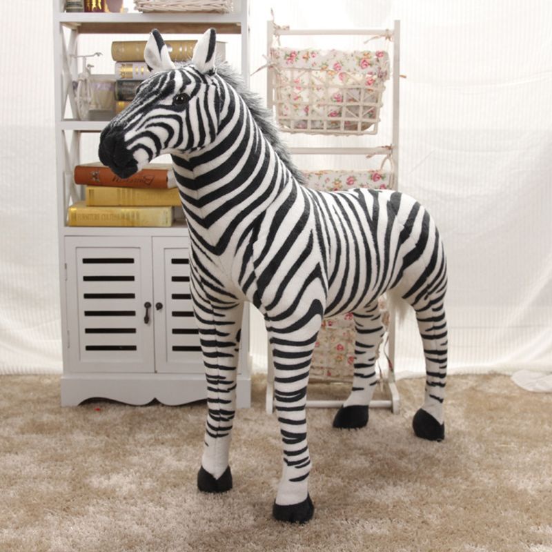 Mary 35 /45/55cm Boneka Zebra Maskot Pesta Hadiah Rumah Meja Anxiety Fidget Toy