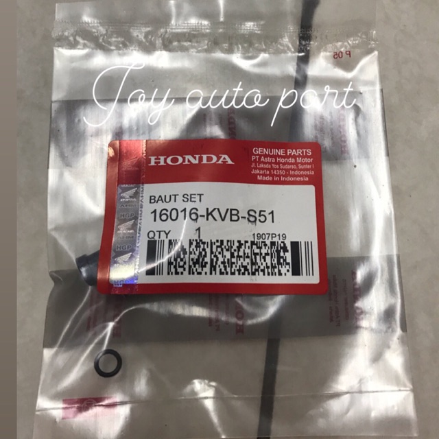 Baut setelan Angin Gas Injeksi Screw set Beat  16016 KVB S51