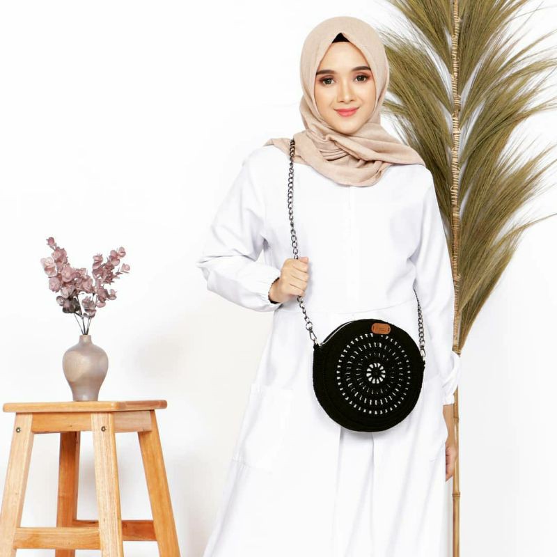 Tas Rajut Bulat