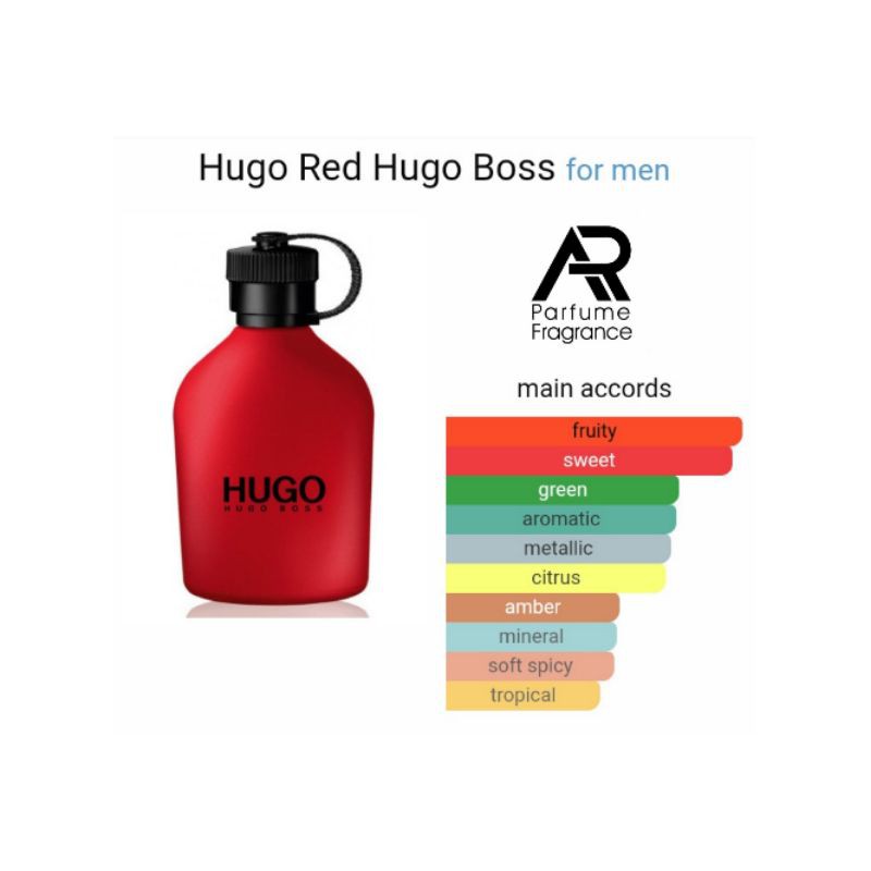 AR Parfume - HUGO BOSS DEP RED - PARFUM PRIA TAHAN LAMA - ARparfumfragrance - Parfum Bandung Isi Ulang Tahan Lama Seharian