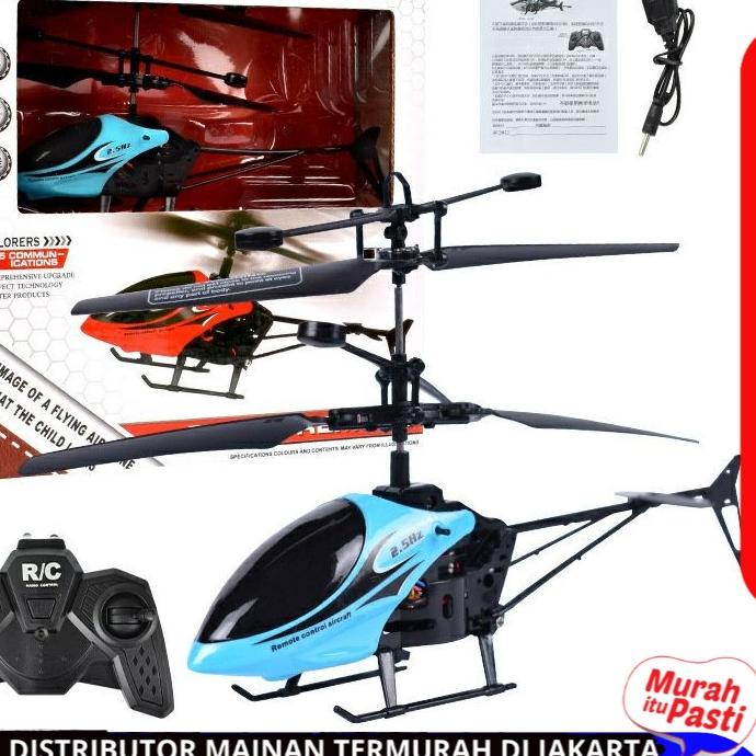 ➷ Mainan Helikopter Remote Control R/C Mainan Helikopter SNI Mainan Anak Helicopter New ◄