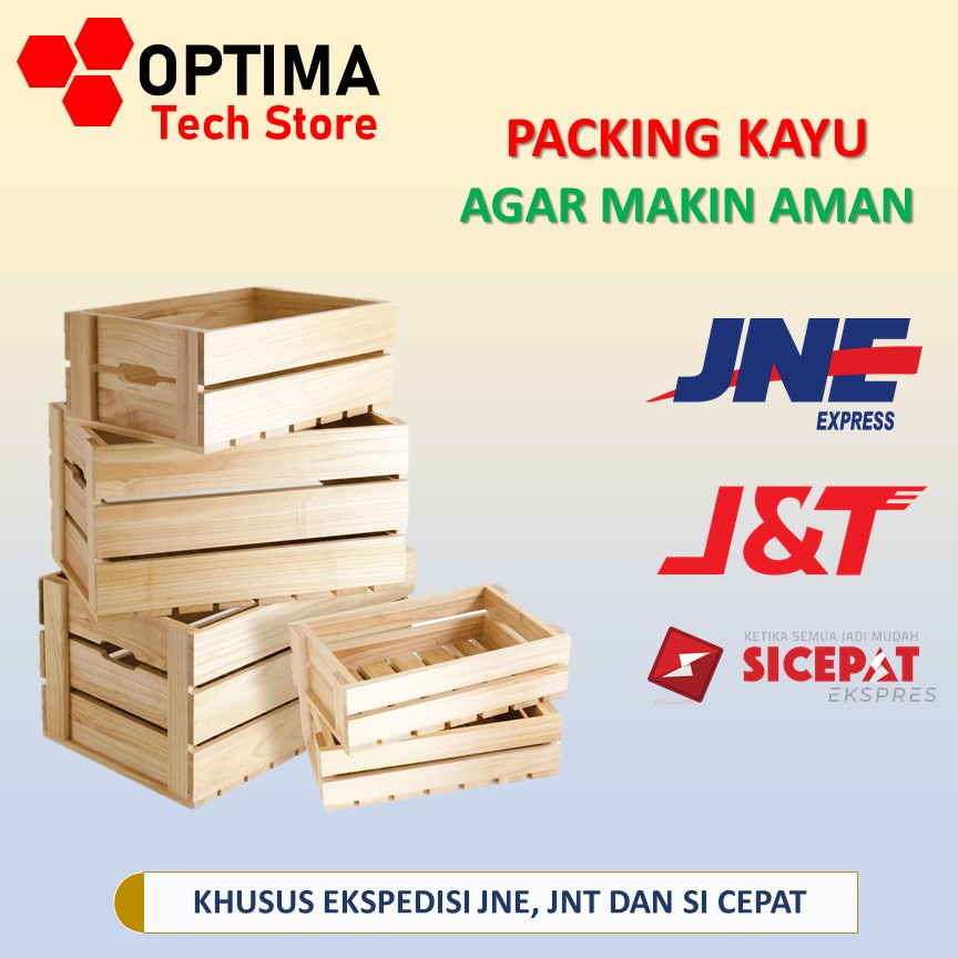 

PACKING KAYU TAMBAHAN KHUSU PENGIRIMAN JNE, JNT DAN SI CEPAT