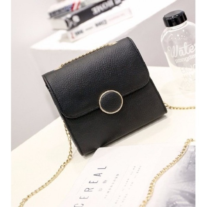 TAS HITAM PERSEGI SELEMPANG SIMPLE WANITA IMPORT PEDRO CK MARIE CLAIRE