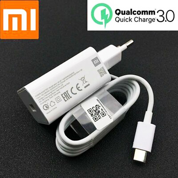 Charger 3A 18W Xiaomi Redmi Note 7, 8, Mi8, Mi 9 Type C Original