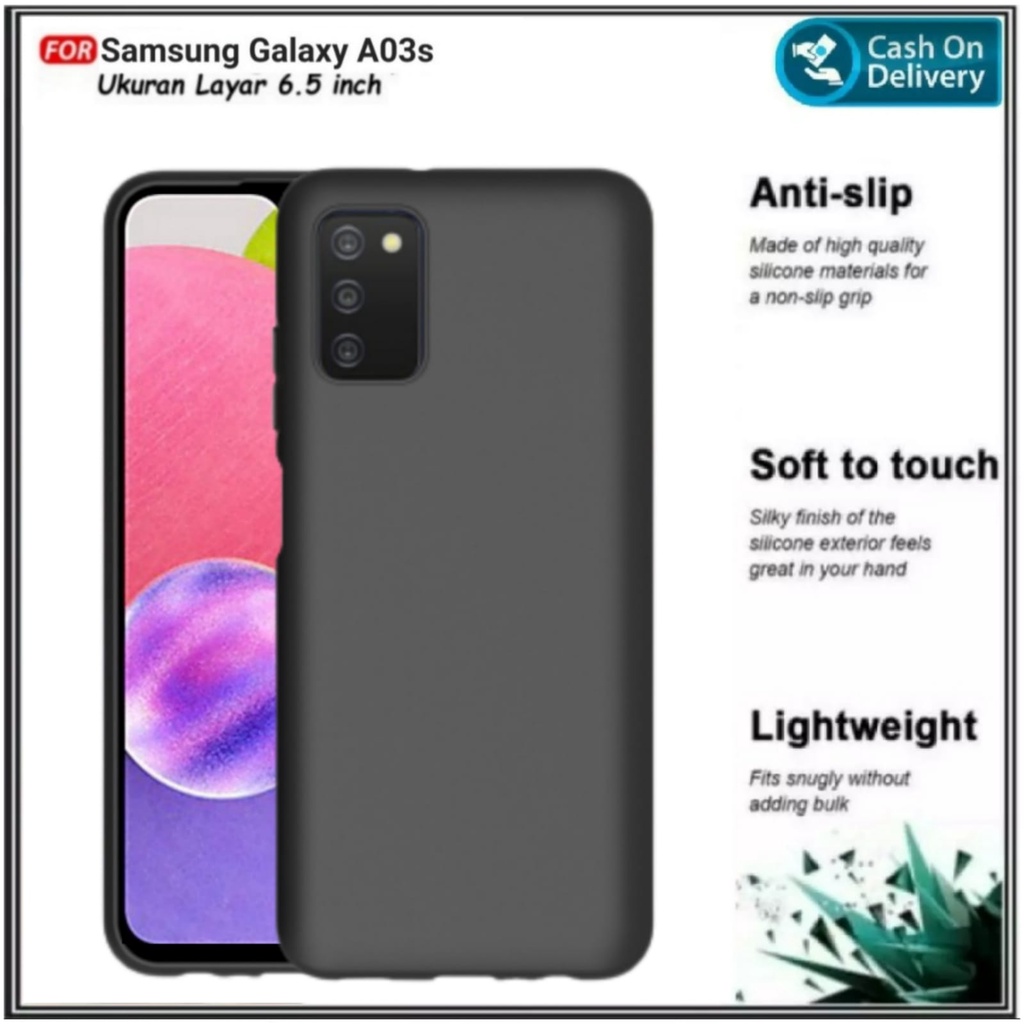 Case Samsung A03s SoftCase Premium Casing Cover Galaxy A03s