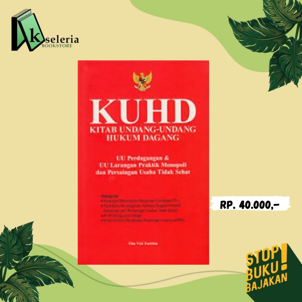 Jual Kuhd Kitab Undang Undang Hukum Dagang Shopee Indonesia