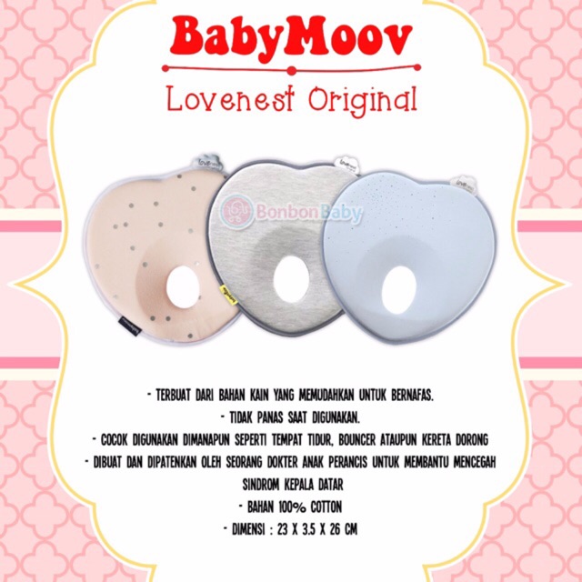 Bantal Peyang Babymoov Lovenest