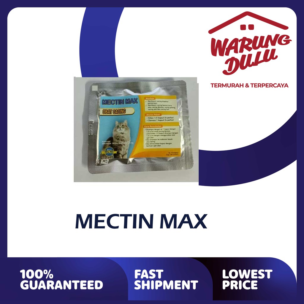 MECTIN MAX OBAT CACING SACHET - ISI 10PCS