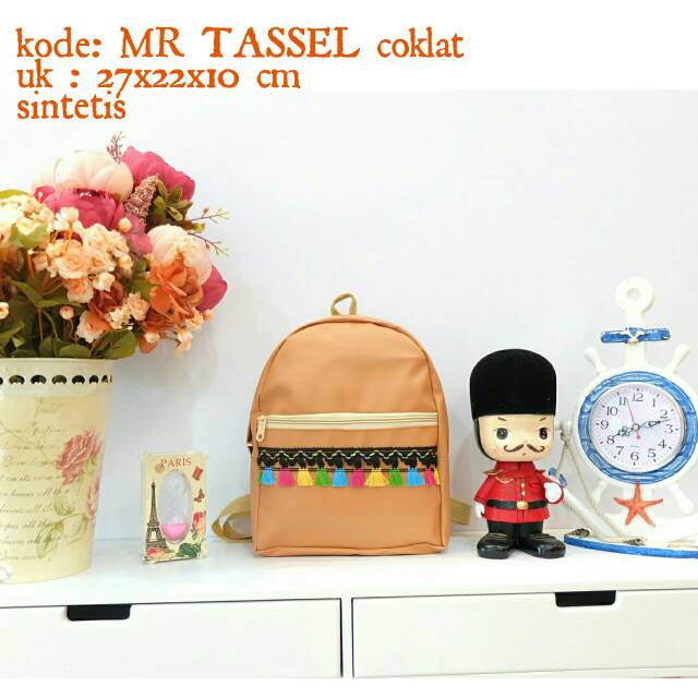 Mini Ransel Tassel (MR Tassel) ( COD BAYAR DITEMPAT )