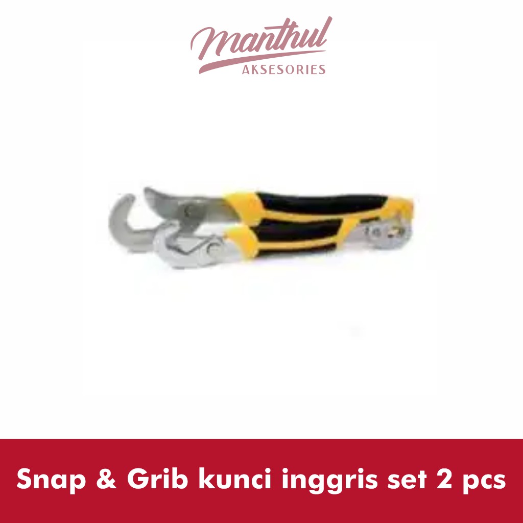 Snap &amp; Grib kunci inggris set 2pcs