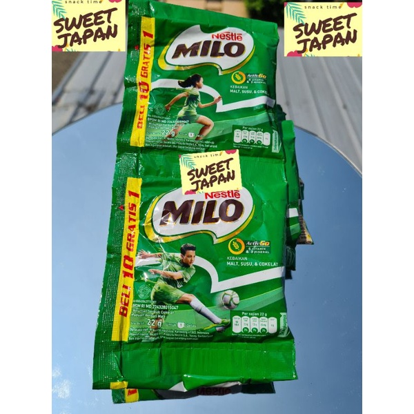 PROMO!!!!  MILO RENCENG 22 GRAM  (1 RENCENG ISI 10)