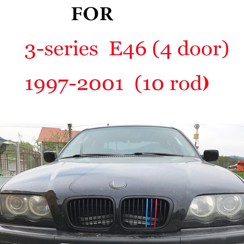 3pcs Klip Grill ABS Untuk BMW Seri 3 GT E36 G20 E90 E91 E92 E93 F30 F34 E46 1996-2022 M Performance