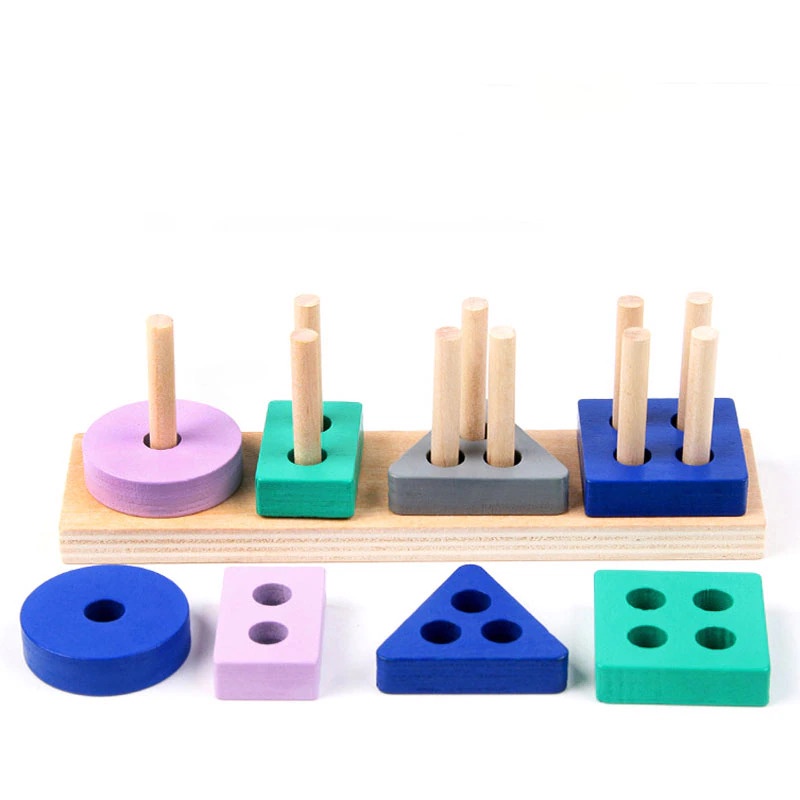 Mini Shape Sorter Mainan Anak Education Shape Match Children Toy