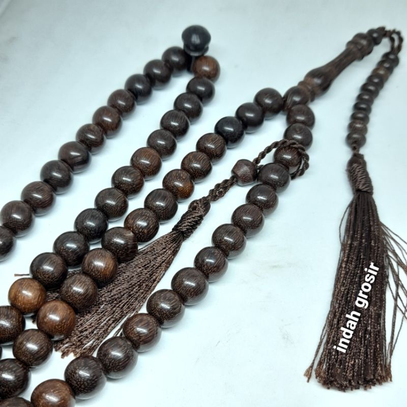 TASBIH KAYU GALIH ASEM 10MM 99 BUTIR NATURAL