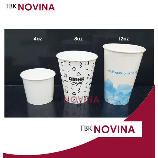 [50PCS] Paper Cup 8oz 50pcs Gelas Kertas Kopi Teh Tahan Panas 240ml Murah Gelas minum