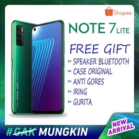 Infinix Note 7 Lite [4GB/128GB]-Garansi Resmi - NO BONUS