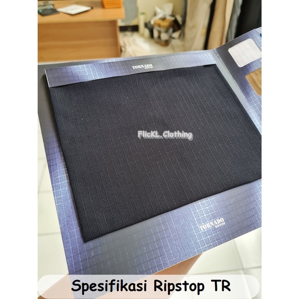 Bahan Kain Ripstop katun tornado Rollan