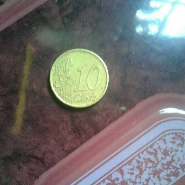 Uang Antik Espana 10 Euro CENT tahun 1999