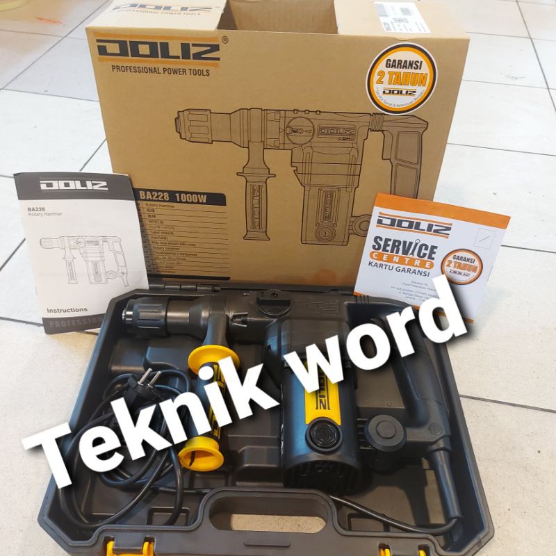 MESIN BOR BETON BOBOK DOLIZ BA228 ROTARY HAMMER DOLIZ BA 228 BOR BETON BOBOK