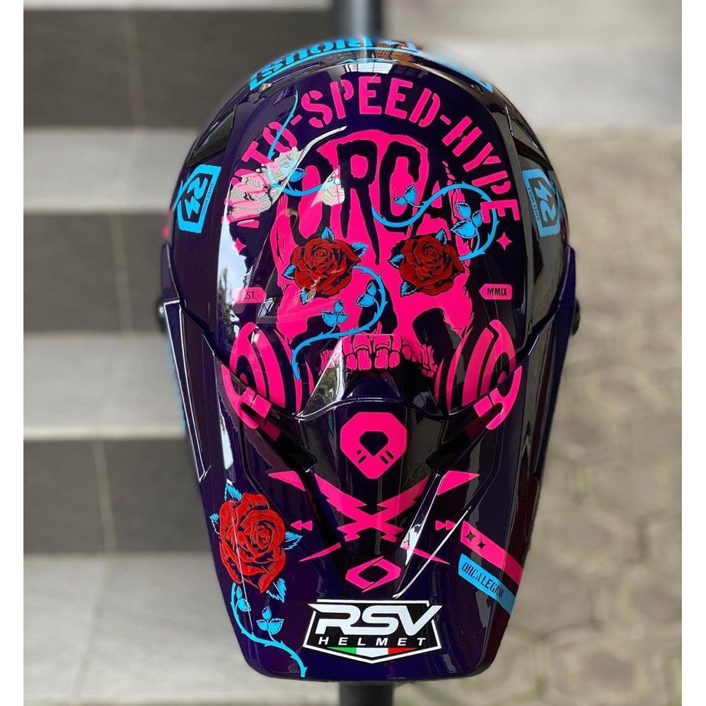 HELM RSV ORCA ESQUELETO LIMITED EDITION SERIES - VIOLET ROSE