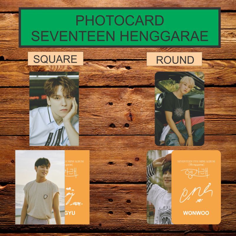 PHOTOCARD SEVENTEEN HENGGARAE ALBUM