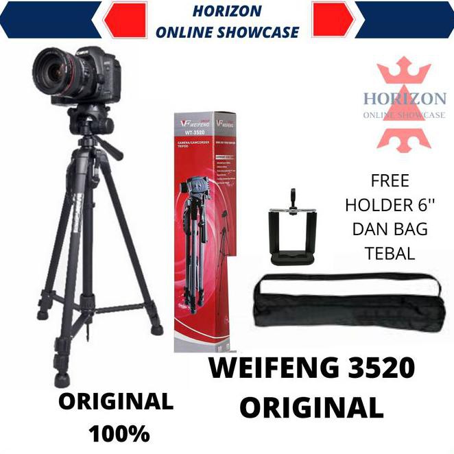 Tripod Weifeng 3520 Kamera Dan Hp Smartphone 100% Original