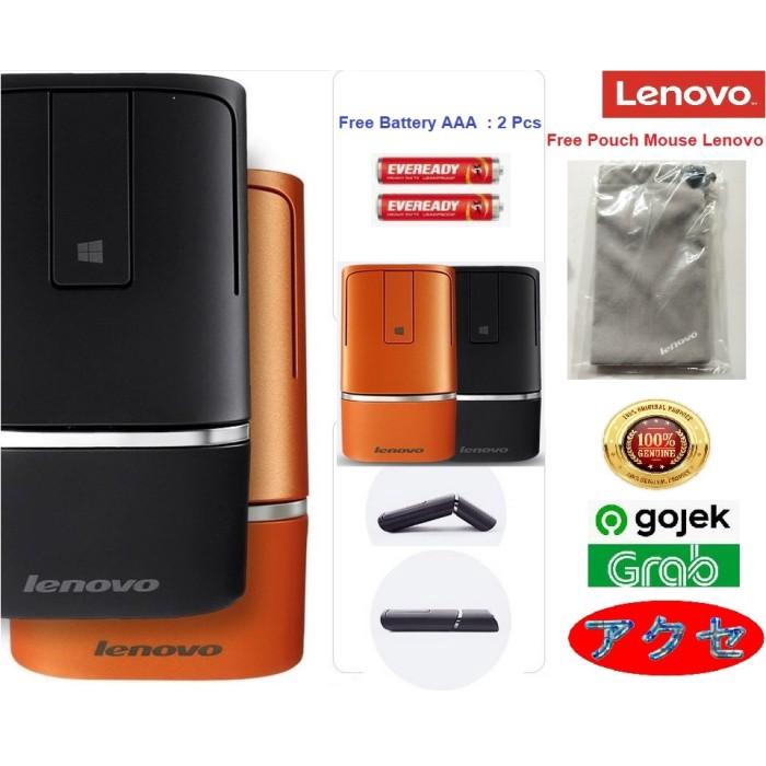 Mouse Wireless Bluetooth Lenovo N700 Touch Mouse Laser Pointer