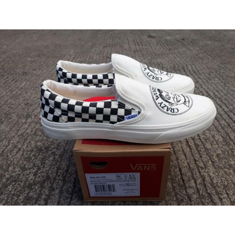 vans slip ons run big