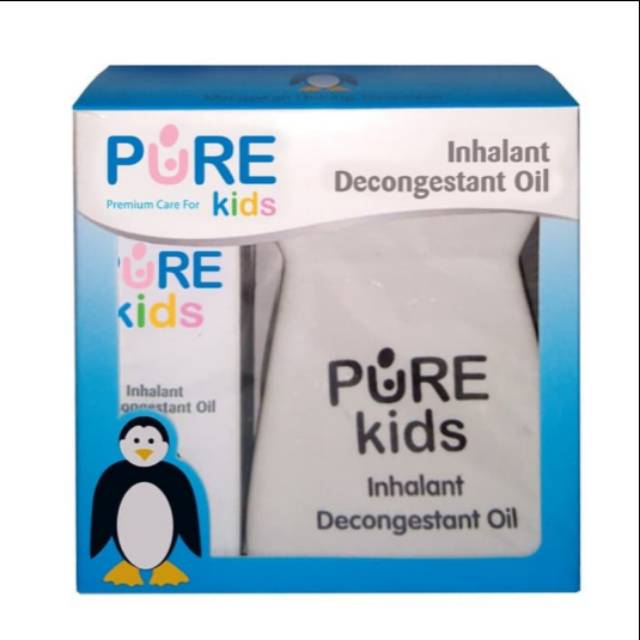 PUREKIDS INHALANT DENGOSTANT OIL - 2 oil 10ml &amp; PURE KIDS PAKET FREE TUNGKU