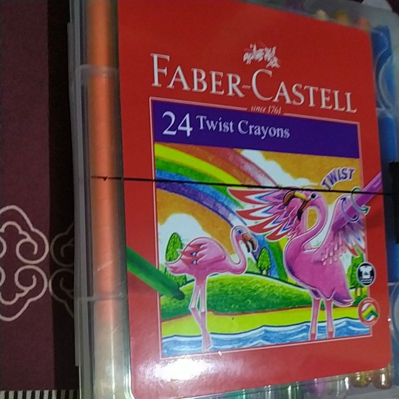 

faber castell 24 twist crayons