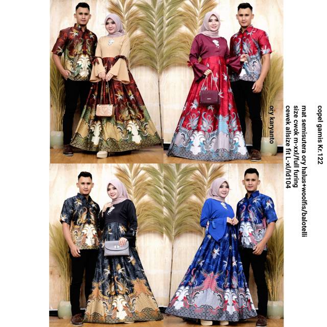 BATIK COUPLE BAWAH CLOK LEBAR