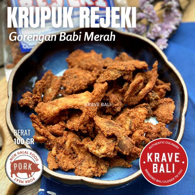 

GORENGAN BABI MERAH REJEKI KRUPUK SAMCAN 100 GR