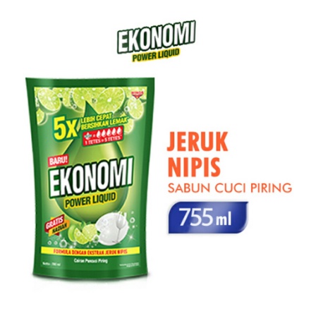 Ekonomi 755ml Sabun Cuci Mama Lime Lemon Piring | Nisadkc