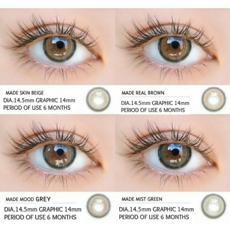 SOFTLENS URBAN MADE ( NORMAL only) softlen Natural Kemenkes