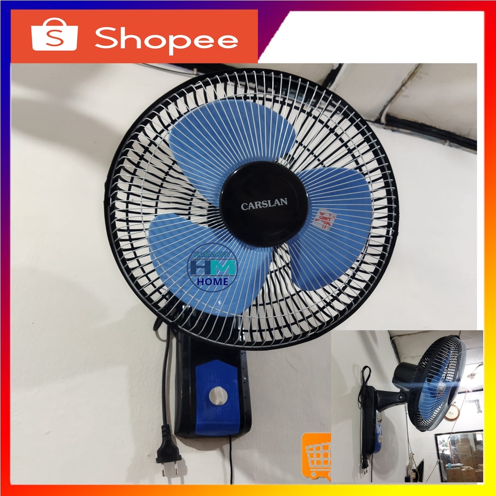 Kipas Angin Dinding Caslan 12" Kipas Angin Gantung 12Inch Wall Fan- Kipas Dinding Kipas Angin Tembok