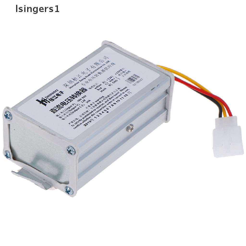 (lsingers1) Adapter Konverter DC 48V-96V Ke 12V-10A 120W Untuk Baterai Mobil Elektrik