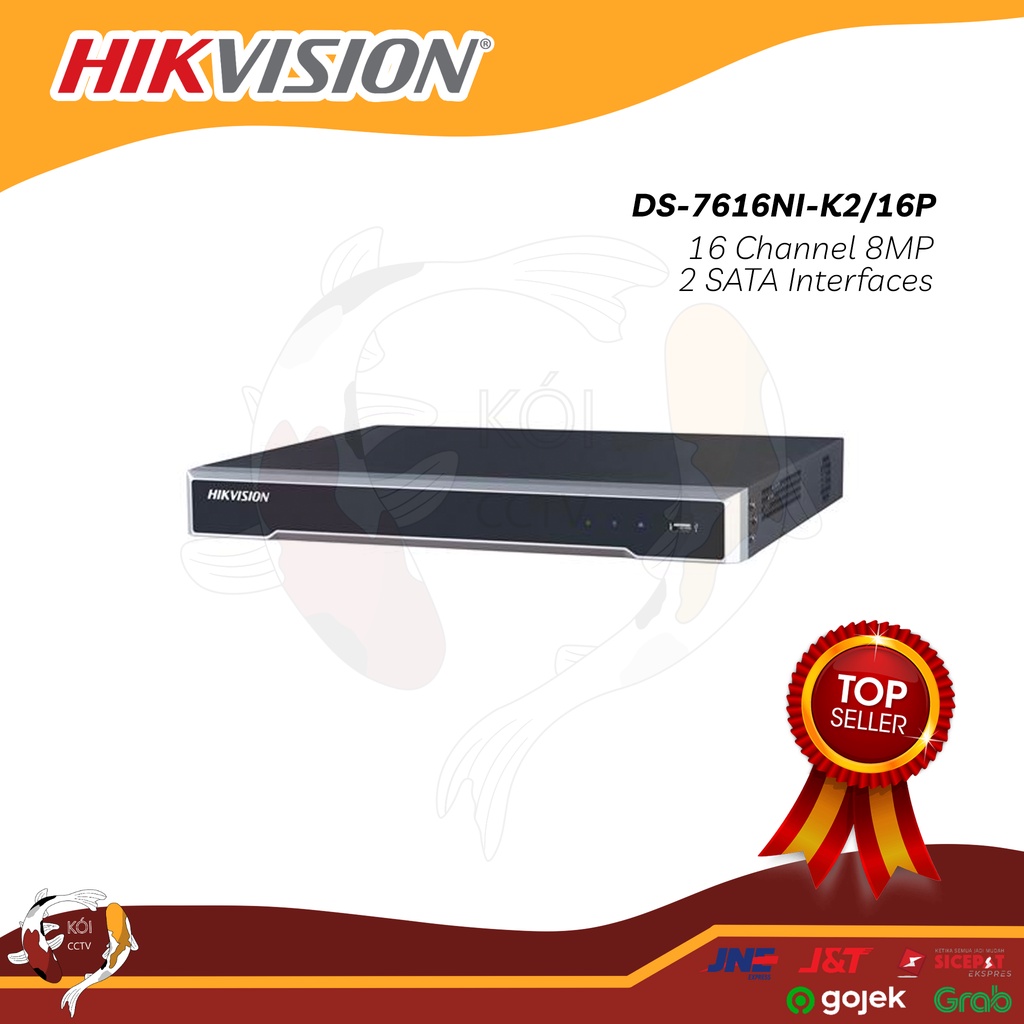 NVR Hikvision DS-7616NI-K2/16P