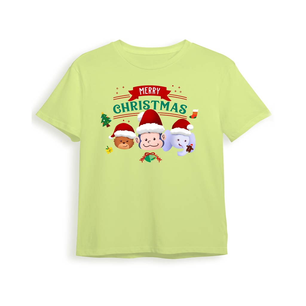 t shirt merry christmas animall