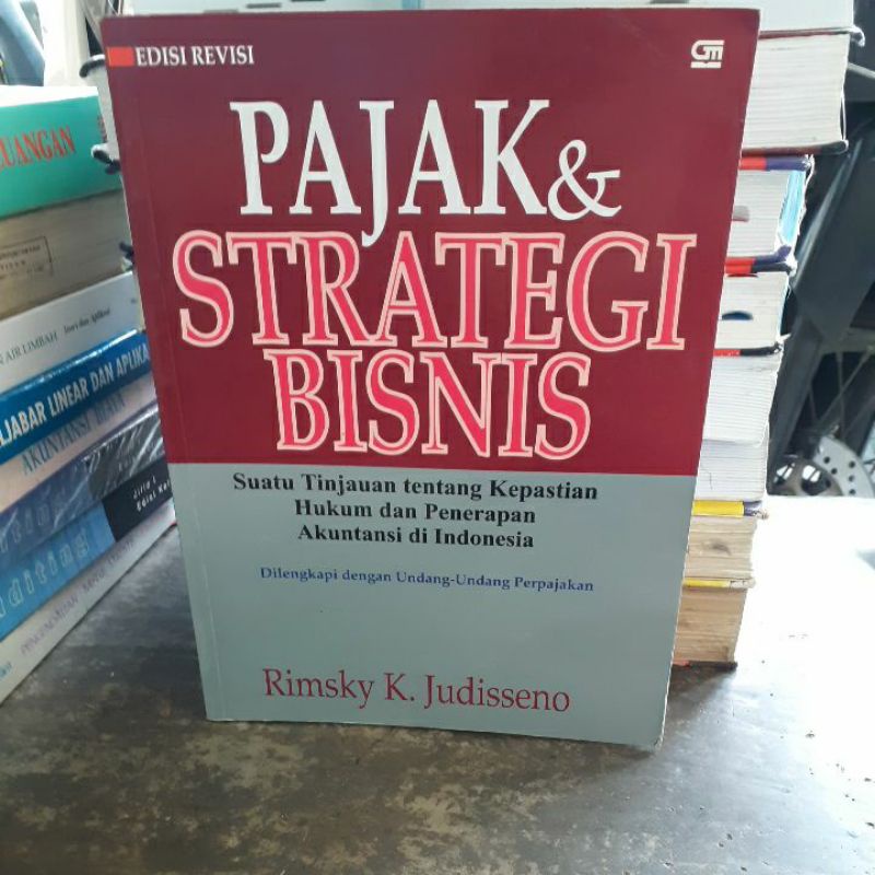 

BUKU ORIGINAL PAJAK &STRATEGI BISNIS RIMSKY
