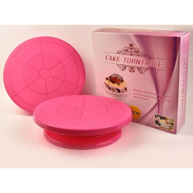 Cake Decorating Turntable 28cm 11in Non Slip Meja Putar Dekorasi Kue