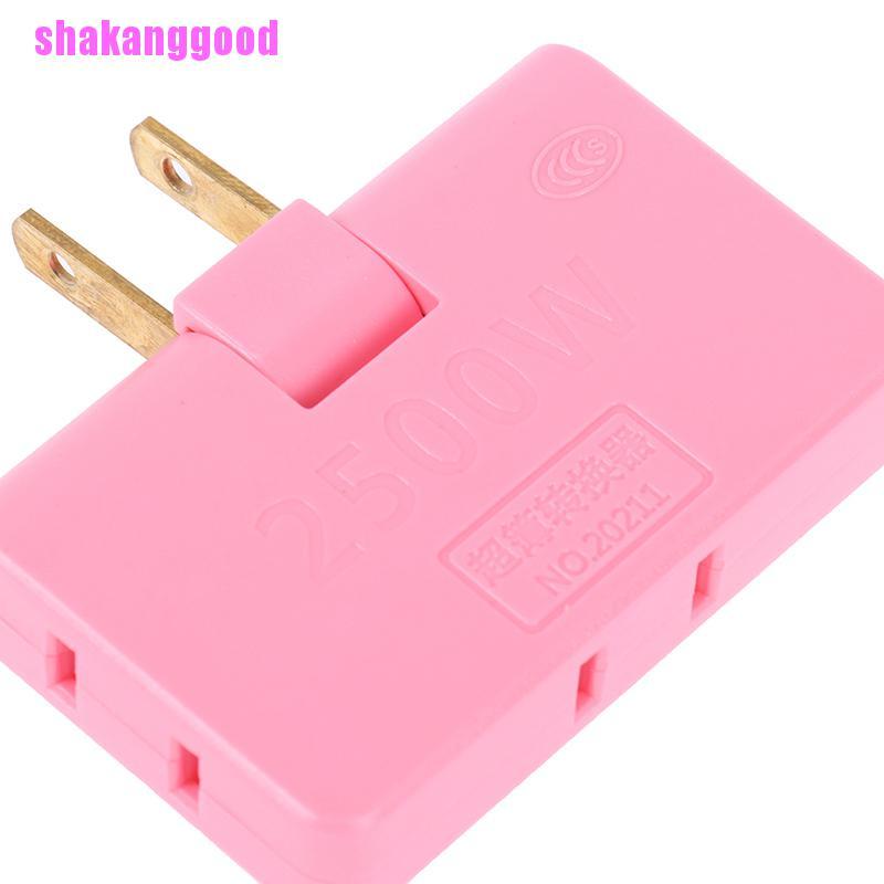 SKK Rotatable Socket Converter 180 Degree Multi Plug Slim Wireless Outlet Adapter SKK
