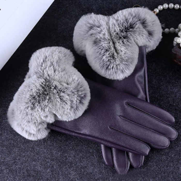 Sarung tangan bulu musim dingin dewasa touch screen gloves winter