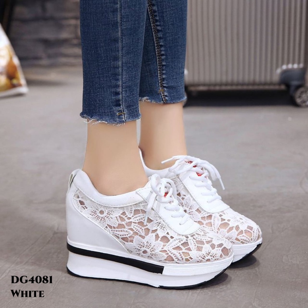 PRF Sneakers High Wedges Fashion Korea Anti Slip On DG4081