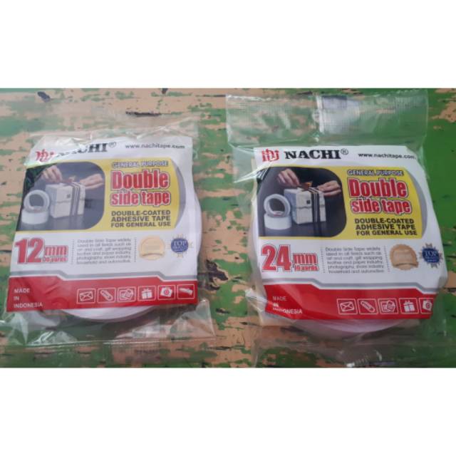 

Double Tape / Isolasi Bolak Balik 12mm & 24 mm