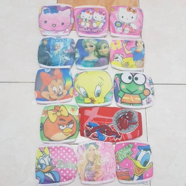  Masker  Kain  Kartun  Masker  Karakter Masker  Anak 